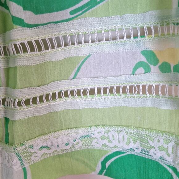 Lilly Pulitzer Fresh Air Green Floral Camille Wrap Skirt - Picture 5 of 8